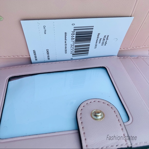 Kate spade small Hayes wallet black leather $109 - Picture 6 of 6